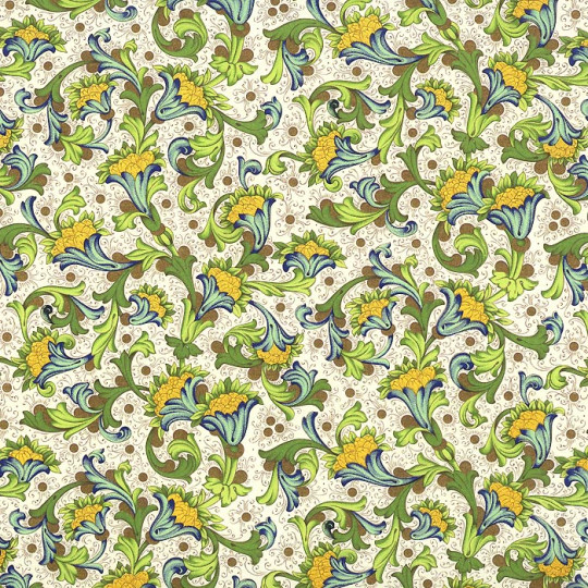 Citrus Floral Florentine Print Paper ~ Rossi Italy